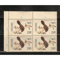 Бутан-1967(Мих.248) , **    ,  Фауна ,  Птицы