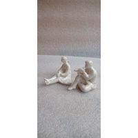 РЕДКОСТЬ КОЛЛЕКЦИОННАЯ ФАРФОРОВАЯ СТАТУЭТКА  ЖАЛЕЙКА ДУДАРЬ И ДЕВУШКА КОМПЛЕКТ МИНСК МФФЗ ОРИГИНАЛ  .  Распродажа Коллекции !!! . Экспресс  Аукцион с рубля без МПЦ   .Много лотов в продаже .