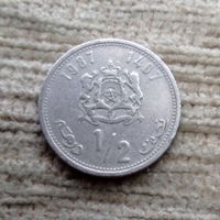 Werty71 Марокко 1/2 дирхама 1987