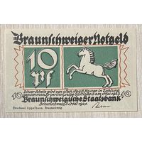 Нотгельд , 10 пфеннигов, Бад-Гарцбург 1921 год Веймарская республика
