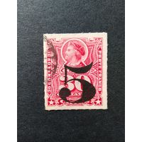 Чили\281с\ 1900 Колумб Стандарт. Надпечатка