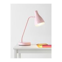Лампа рабочая IKEA СНЁИГ, светло-розовая.