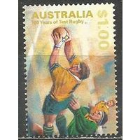 Австралия. 100 лет участия в ЧМ по регби. 1999г. Mi#1826.