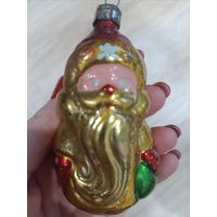 Елочные игрушки, стекло дед мороз