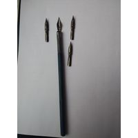 Ручка перьевая с перьями