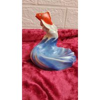 КОЛЛЕКЦИОННАЯ ФАРФОРОВАЯ СТАТУЭТКА РЫБКА НА ВОЛНЕ КОРОСТЕНЬ СССР РАННЯЯ ОРИГИНАЛ  ЛОТ 2 .  Распродажа Коллекции !!! . Экспресс  Аукцион  с рубля без МПЦ и прочего 3 ДНЯ  .Много лотов в продаже .