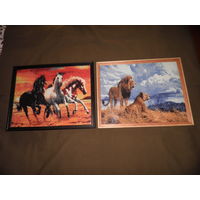 Картины 2 шт.алмазная мозаика.С рубля.