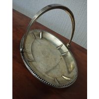 Конфетница. Серебро, СССР,  875 проба