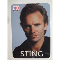 Календарик 1998 г. Стинг.