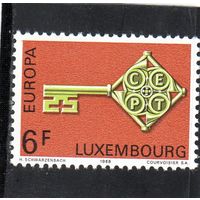 Люксембург. Ми-772. Европа. С.Е.Р.Т. Ключ. 1968.