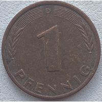 Германия 1 пфенниг 1978 г. D