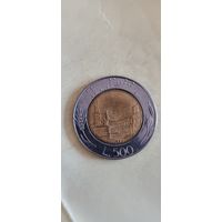 Италия 500 лир 1992