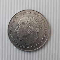 2 марки 1979 года (F) Германия. Федеративная республика (ФРГ). Теодор Хойс. 20 лет ФРГ. Единственная на аукционе!