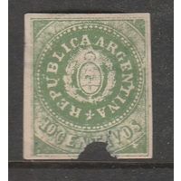 Аргентина 10с 1862г