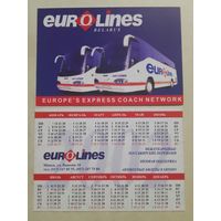 Карманный календарик. Автобусы. 2002 год