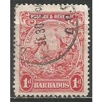 Барбадос. Новые колониальные марки. Аллегория. 1925г. Mi#136.