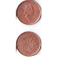 1 цент Канада 1998 года