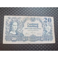 20 шиллингов 1945г Австрия