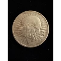 2 злотых 1934 г.  Польша.  Ядвига.  Серебро