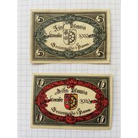 Нотгельд 5-10 пфеннигов Германия Грюнвальд-0101