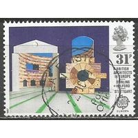 Британия. "Европа". Модернистская архитектура. 1987г. Mi#1107.