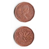 1 цент Канада 1984 года