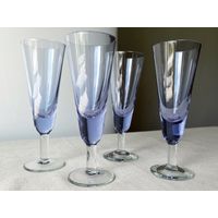 Бокалы цветное стекло 16см