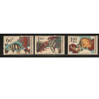 Чехословакия-1975(Мих.2260-2263) , гаш.  ,  Фауна, Рыбы