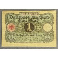 Банкнота 1 марка 1920 год. Веймарская республика