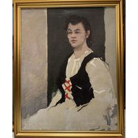 Дорошевич Ф.И "Портрет Турчиной А.К" Холст, масло. Размер 62х80 см.