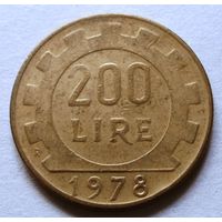 200 лир 1978 Италия