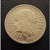 2 злотых 1933 г.  Польша.   Ядвига.  СЕРЕБРО.  1.