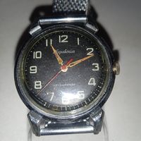 Часы Кировские черный циферблат