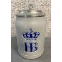 Керамическая пивная кружка Хофбройхаус Германия. 0,5L