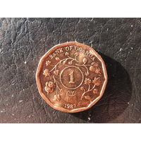 Уганда. 1 шиллинг.1987. С 20 копеек. Распродажа коллекции. Смотрите другие лоты.