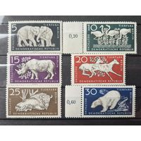 Германия, ГДР 1956 г. Mi.551-556 MNH** полная серия
