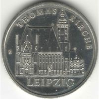 ГДР 5 марок, 1984 Церковь святого Томаса в Лейпциге UNC