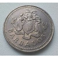 Барбадос 25 Центов 1998. 5-7-16
