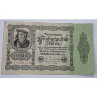 1922 год Германия 50 000 марок
