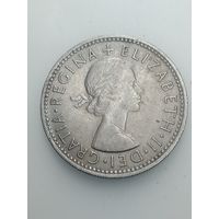 Великобритания  1 шиллинг 1963 года .