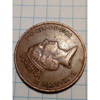 2 пенса Великобритания 1988 год.
