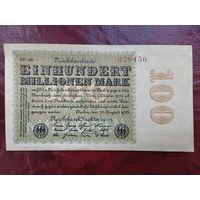 100000000 марок Германия 1923 г.