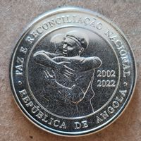 Ангола 200 кванз, 2022 г., 20 лет миру и национальному примирению, UC# 201
