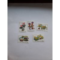 Марки СССР 1984 кувшинки