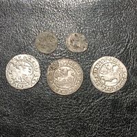 3 полуолугроша и 2 денара Александра