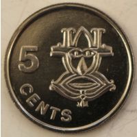Соломоновы острова 5 центов 1996 год, UNC