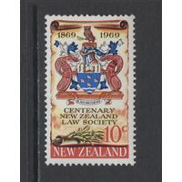 Новая Зеландия 1969** 100 лет Ассоциации юристов Новой Зеландии Международный конгресс Герб