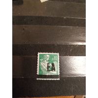 1962 Алжир надпечатка ЕА "государство Алжир" чистая клей MNH** культура искусство (4-9)