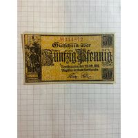 50 пфеннингов (нотгельды) г. Германия.
