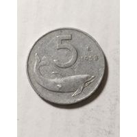 Италия 5 лир 1953